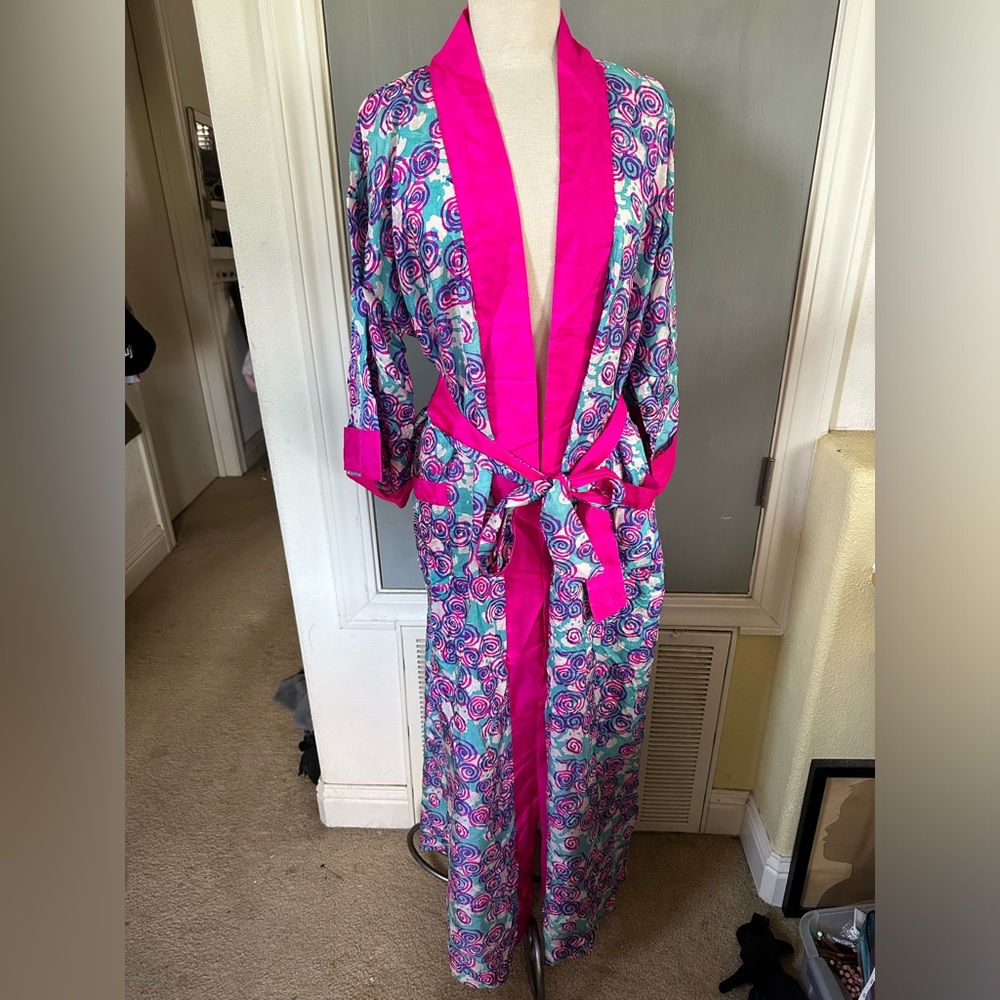 Raksha of Hindimp London silk robe